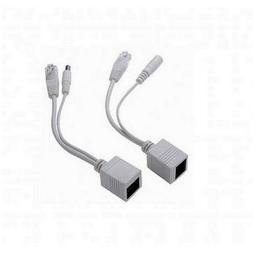 Cabo Adaptador POE Macho x Femêa Branco FC Fontes - FCINJPON