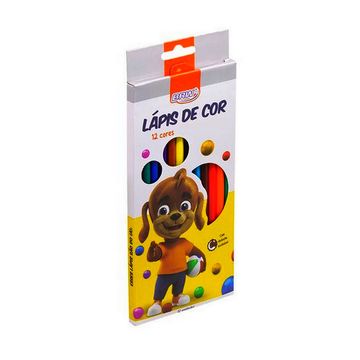Lápis de Cor 12 Cores Redondo - BRW - LP1201-SINOP-03