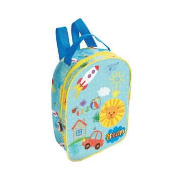 Mochila Escolar Infantil Baby Dream Azul Kit - 695974