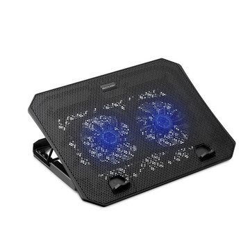 Base para Notebook até 15,6 Polegadas Preto com 2 Cooler e Porta USB Multilaser - AC392
