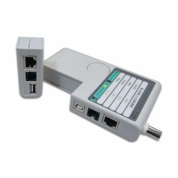 Testador para Cabo de Rede RJ11/RJ45/USB/COAX Seccon SecTool - APTC-NF3468