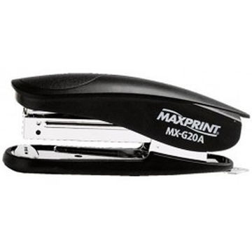 Grampeador de Mesa Plástico 20 Folhas Preto Maxprint com Extrator de Grampos - MX-G20A - 712003