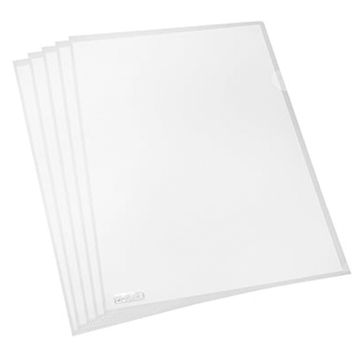 Pasta L Ofício Pacote com 10 Unidades Cristal - Plastpask - 000203