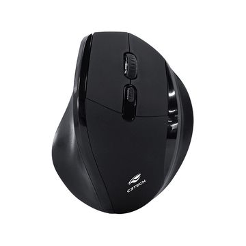 Mouse Sem Fio C3tech Ergonômico M-W120BK 1600 DPI Preto-SINOP-03