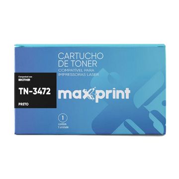Toner Brother Preto Maxprint - TN3472, 880 DCP ­ L5502DN, DCP­L5602DN, MFC­L5802DW, MFC­L5902DW, MFC­L6702DW, HL­L6202DW-SINOP-03