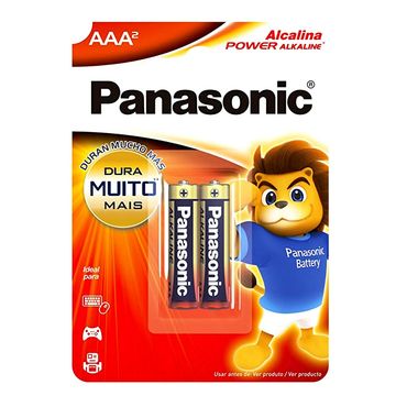 Pilha Alcalina AAA Panasonic - 7474 - Blister com 2 Unidades-SINOP-03