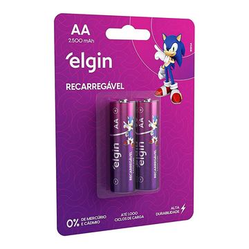 Pilha Recarregável AA 2500MAH Elgin - 82172 - Blister com 2 Pilhas-SINOP-03