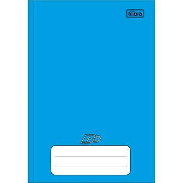 Caderno Brochurão Capa Dura Costurado 96 Fls 200x275 Azul - Unitário - Tilibra - 116785