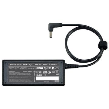 Fonte para Notebook Lenovo/Positivo/Itautec/SempToshiba/Philco/CCE 65W 20V 3,25A Bivolt 5,5X2,5mm Mais Mania - 482