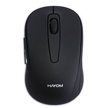 Mouse Sem Fio Bluetooth ou Wireless 1600dpi Hayom MU2916 Preto-SINOP-03