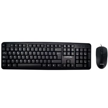 Kit Teclado + Mouse USB Office Hayom Preto - TC3215-SINOP-03