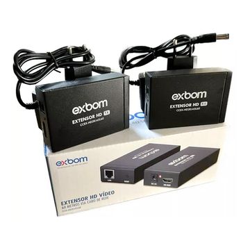 Extensor HDMI 1080P Ethernet 60 Metros CAT.5E/CAT.6E Exbom - CCEX-HD2RJ45L60