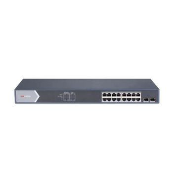 Switch PoE Hikvision DS-3E0518P-E/M 16 Portas 10/100/1000 Gigabit PoE + 2 SFP