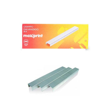 Grampos Galvanizado 26/6 Caixa com 5000 Unidades - Maxprint - MX-S26G - 712094-SINOP-03