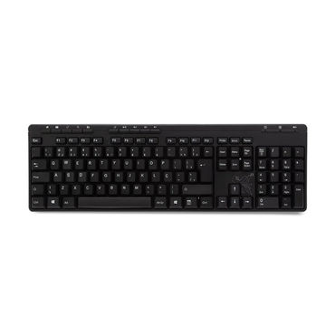 Teclado Multimídia Sem Fio Maxprint Preto - 6013471-SINOP-03