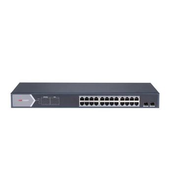 Switch PoE Hikvision DS-3E0526P-E/M 24 Portas 10/100/1000 Gigabit PoE + 2 SFP