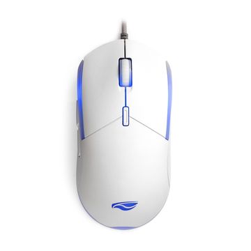 Mouse USB Gamer C3tech MG-80 3200 DPI Branco Led RGB - MG-80WH-SINOP-03