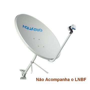 Antena Parabólica TV Banda KU Chapa 75 cm OffSet Aquário - Não acompanha LNBF - DTH-75-SINOP-03