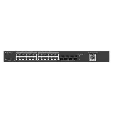 Switch PoE+ Gerenciável L2 Ruijie | Reyee RG-NBS3100-24GT4SFP-P 24 Portas Gigabit +4 SFP