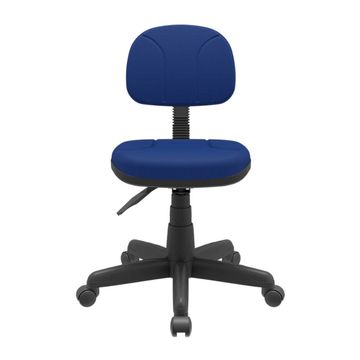Cadeira Giratória sem Braço Estofada Tecido PP Azul Operativa Plaxmetal - 510041.1.0.26-SINOP-03