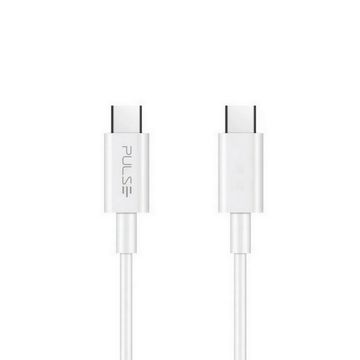 Cabo USB A-Macho - Type-C 1,2 Metros 3.0A Branco Pulse - WI426