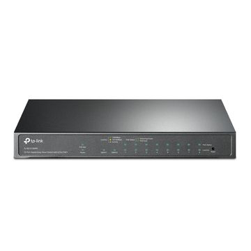 Switch PoE+ Tp-Link TL-SG1210MPE 8 Portas 10/100/1000 Mbps + 1 Porta 10/100/1000 Up Link + 1 Porta SFP / Rj-45 Combo