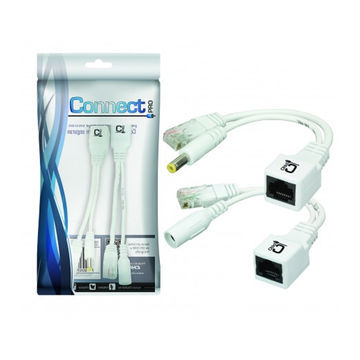 Cabo Adaptador POE Macho x Femêa Branco Connect Pro 018-0156-SINOP-03