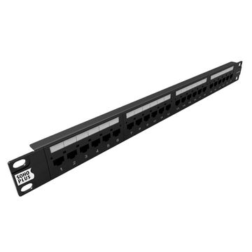 Patch Panel 24 Portas 19 Polegadas Cat.6 Sohoplus - 35050439-SINOP-03