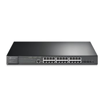 Switch PoE+ Gerenciável L2+ Tp-Link SG3428XMP 24 Portas 10/100/1000 Mbps + 4 Portas SFP+ 10G + 1 Porta Console Rj45 JetStream-SINOP-03
