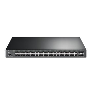 Switch PoE+ Gerenciável L2+ Tp-Link SG3452XP 48 Portas 10/100/1000 Mbps + 4P SFP 10GE + 2 Porta Console JetStream-SINOP-03