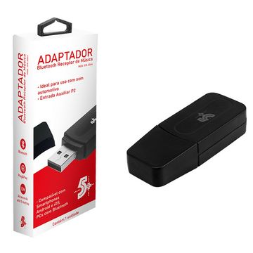 Receptor USB/P2 Bluetooth 10 Metros Áudio Estéreo 5+ - 015-0064-SINOP-03