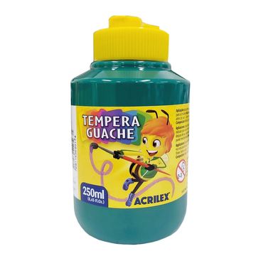 Tinta Guache Verde 250ml  Acrilex - Unitário - 020250511-SINOP-03