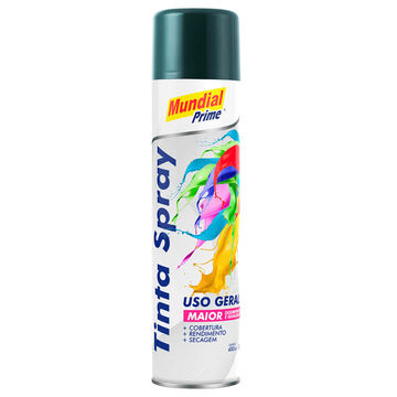 Tinta Spray Multiuso 400ml Mundial Prime Verde Escuro - 3197VDC-SINOP-03