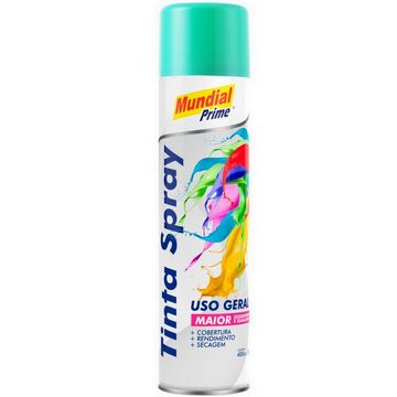 Tinta Spray Multiuso 400ml Mundial Prime Verde Claro - AE1000069-SINOP-03