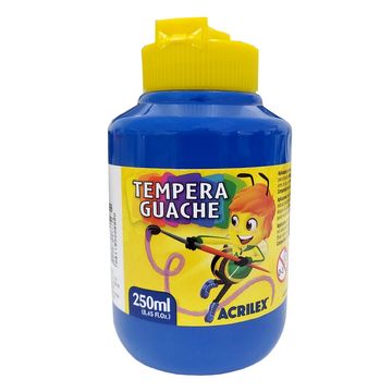 Tinta Guache Azul 250ml Acrilex - Unitário - 020250559-SINOP-03