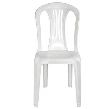 Cadeira Fixa de Plástico - Branco - Bistro - Mor - 15151103-SINOP-03