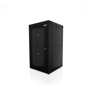 Rack para Servidor Piso 20U 670mm 19POL Preto Porta Acrílico GForce 459 - Desmontado