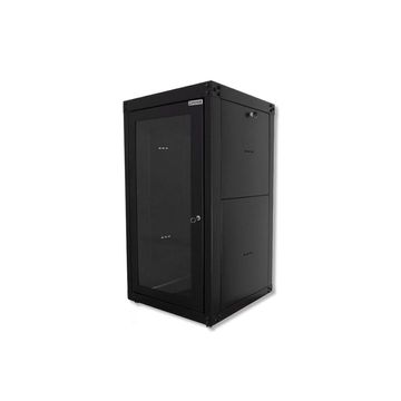 Rack para Servidor Piso 24U 670mm 19POL Preto Porta Acrílico GForce 417 - Desmontado