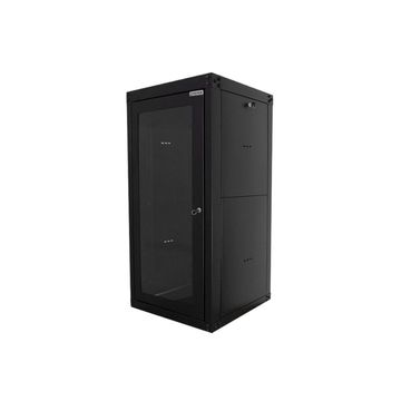 Rack para Servidor Piso 28U 570mm 19POL Preto Porta Acrílico GForce 451 - Desmontado