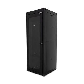 Rack para Servidor Piso 36U 770mm 19POL Preto Porta Acrílico GForce 466 - Desmontado