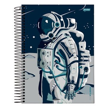 Caderno Universitário Capa Dura Espiral 10 Matérias 200 Fls 200x275 On Fleek - Unitário - Jandaia - 68742-55E