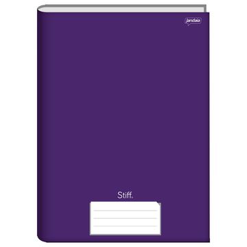 Caderno Brochurão Capa Dura Costurado 96 Fls 200x275 Stiff Roxo - Unitário - Jandaia - 75284-77