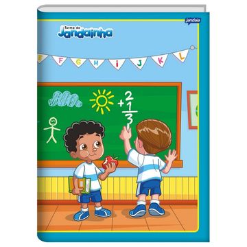 Caderno Brochurão Capa Dura Costurado 80 Fls 200x275 Turma do Jandainha - Unitário - Foroni - 71680-55C