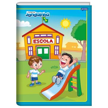 Caderno Brochurão Capa Dura Costurado 80 Fls 200x275 Turma do Jandainha - Unitário - Foroni - 71680-55D