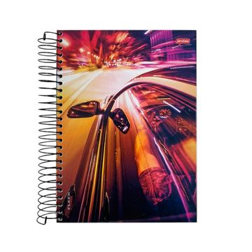 Caderno Universitário Capa Dura Espiral 15 Matérias 300 Fls 200x275 On Fleek - Unitário - Jandaia - 68744-55I