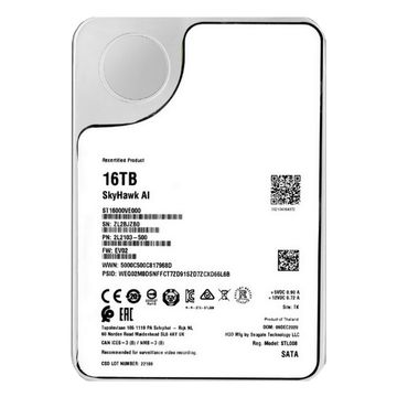 Hard Disk CFTV 16 TB Sata 6 Gb/s Seagate SkyHawk 7200 RPM - ST16000VE002