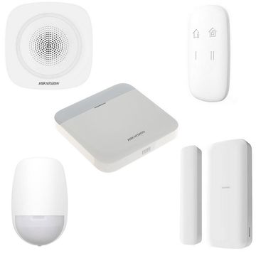 Kit Ax-Pro WI-FI Hikvision - Central de Alarme - Sensor Magnético - Sensor de Presença - Sirene Interna - Controle Remoto