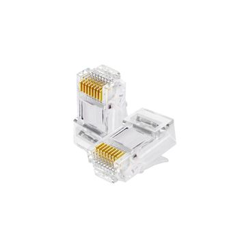 Conector RJ45 Hayom Macho 8x8 Cat.5 - AI1020 - Pacote com 100 Unidades