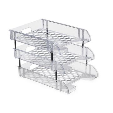 Caixa para Correspondência Tripla Modular Cristal Waleu - 10050031