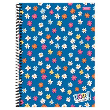 Caderno Universitário Capa Dura Espiral 1 Matéria 96 Fls 200x275 Pop Collection - Unitário - Foroni - 30.8050-0B